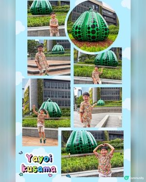 草間彌生代表作——綠色《南瓜》原型雕塑