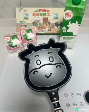 維他牛奶買滿$80送超萌牛牛班戟煎鍋🥰🐮成品分享！