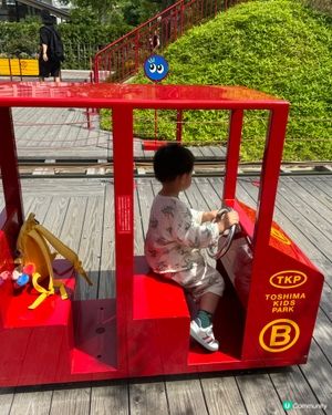東京親子旅行🧳可以免費坐火車遊園、玩沙😍