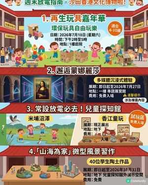 👨‍👩‍👧‍👦暑假放電📅7.18‑7.19免費親子活動