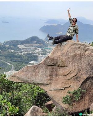 【黃竹坑至灣仔行山篇】石刻、鷹咀石、面具石🎭、聶高信山、金馬倫山