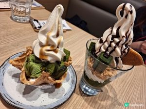 抹蕨餅新地及芭菲