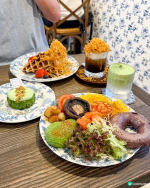 香港｜元朗藍白色葡萄牙風Cafe 💙🤍