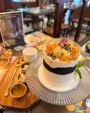 黑芝麻芒果冰蘇🍦🤤