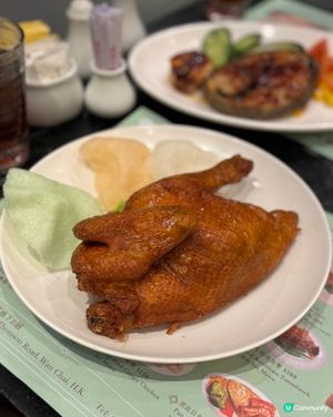 灣仔明寶石餐廳💝必食脆皮烤雞🤤套餐好抵食👍🏻