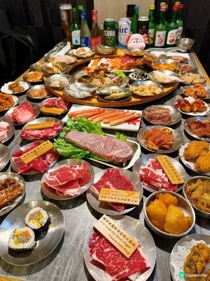 韓燒大叔Buffet🥩🐟🍻 $1蟹膏！😋