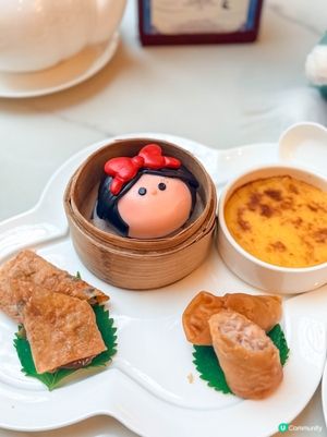 香港迪士尼｜重新開業的廣場飯店✨ 迪士尼公主點心+中式晚餐