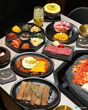 中環韓燒🤤濟州黑毛豬石板烤肉！全程唔洗動手！😋