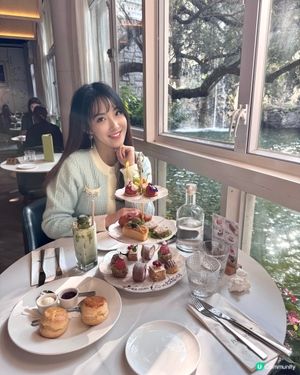 香港公園Pondside三層架Afternoon tea🍰