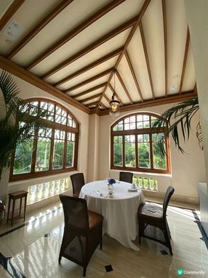 💖👒英式復古風。露台餐廳