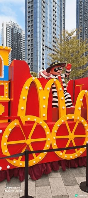 花車巡遊之後放在啓德展示我很欣賞因為可以任意打卡特別是這幾個