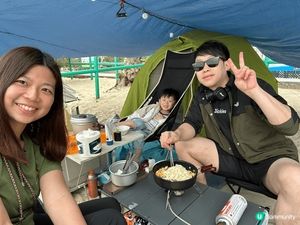 我哋今次去貝澳營地露營，同仔仔體驗戶外煮食同瞓覺，而且去咗沙