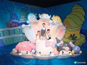 香港海洋公園「蔚藍海洋之旅」係sanrio做主角呀！！san