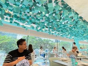 上個月去咗Tiffany Blue Box Cafe 食Af