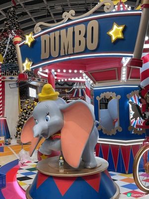 好靚的小飛象主題，今年新都城商場嘅小飛象佈置非常靚好有聖誕節