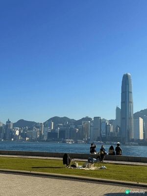 西九文化區風景優美，適合一家大細同西九文化區放鬆心情遊玩
