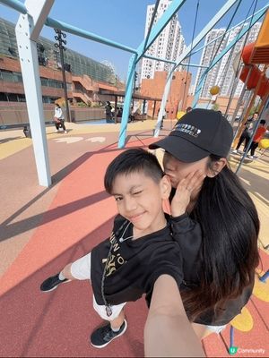 沙田恐龍公園🦖難得學校假期冇乜人😝正 
清潔神隊友