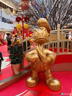 這些圖片是在觀塘apm商場所拍攝的新年擺設，十分美觀，所以也