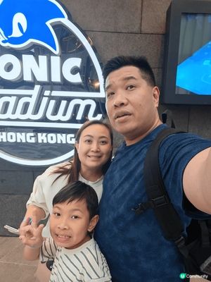 趁住新年假期，帶阿仔去Joypolis Park度玩，裏面有