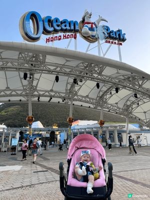 海洋公園好啱一家大細一齊去玩，生日當天入去玩仲係免費添呀，我