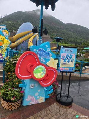 海洋公園與Sanrio角色攜手推出的「蔚藍海洋之旅」是一個非