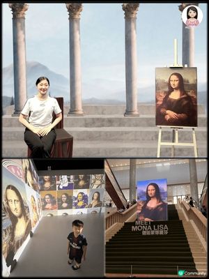 親子好去處，提升小朋友的藝術氣息、了解名畫的故事。最喜歡展覽