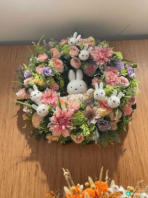 香港Flower Miffy 的pop up 店，仔細拍了店