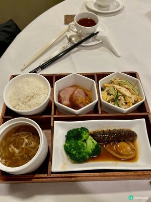 果日去咗沙田麗豪酒店嘅富豪坊食晚飯，見佢有優惠價就可以食到鮑