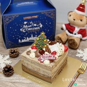 聖誕朱古力核桃蛋糕！低糖之選！🎄