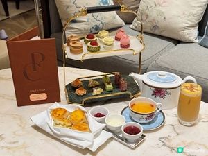 優雅英式下午茶。秋畔花語。Palm Court