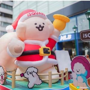 今個聖誕iSQUARE有萌犬Muck暖暖聖誕物語