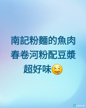 南記粉麵地道魚肉春卷河粉