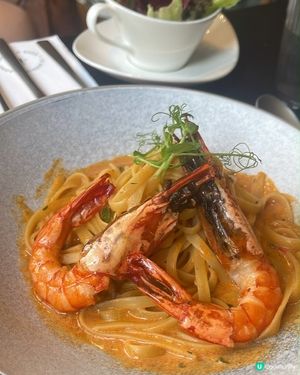 【中環SoHo】Le Jardin惹味蒜香大蝦意粉！