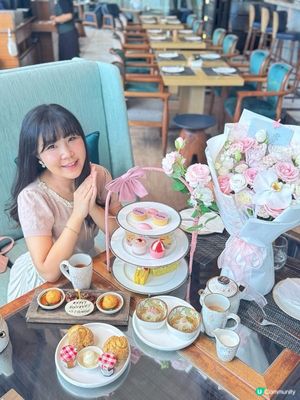 香港萬麗海景酒店 x MIRAGE粉紅花影透亮下午茶🫖💕