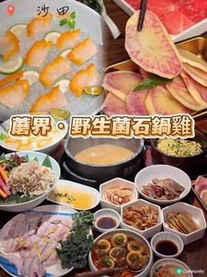 🍄唔使過關！香港都有「蘑界」野生菌石鍋雞啦～