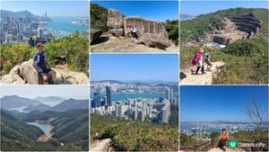 【畢拉山道至勵德邨行山篇】懸空棧道、渣甸山、小馬山、龜石、紅香爐峰