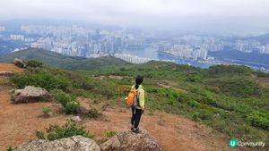 【荃灣油柑頭至大欖轉車站行山篇】石龍拱、蓮花山廢校、蓮花山、鱷魚朝天、河背水塘