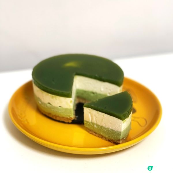 [免焗]抹茶鏡面芝士蛋糕