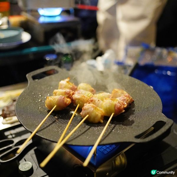 煙肉雪印提串燒🍡！露營美食系列