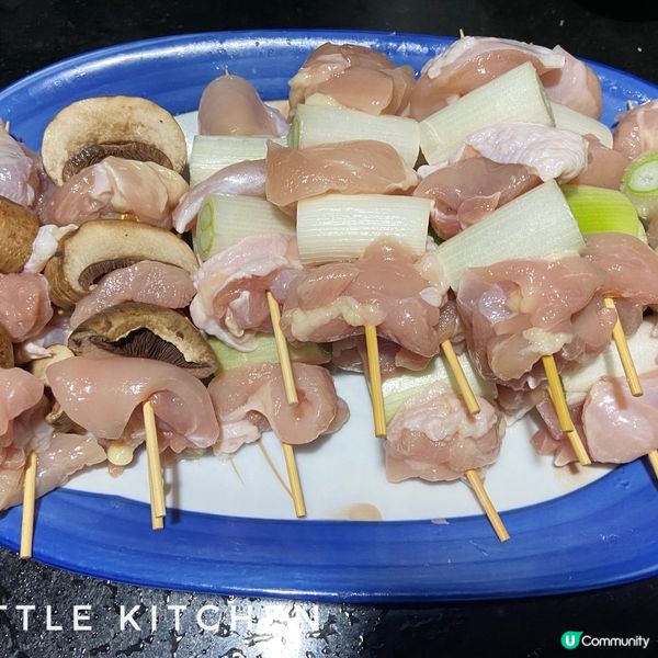 [簡易食譜] #日式雞肉串燒🍗