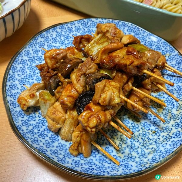 [簡易食譜] #日式雞肉串燒🍗