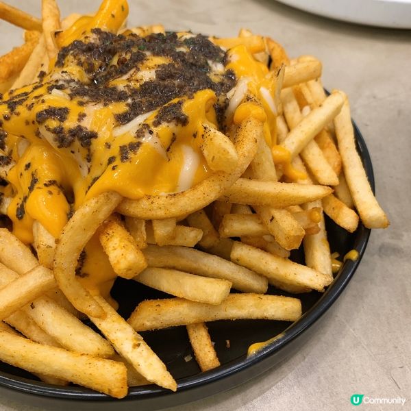 拉絲版！芝士黑松露薯條🤤