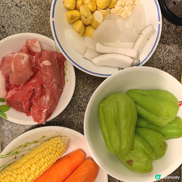 佛手瓜紅蘿蔔海底椰湯🥣增加免疫力、潤肺補健湯水，去超市買個現...