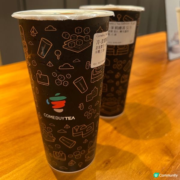 Comebuy Tea 人氣no.1 ：重乳烏龍厚奶芋 