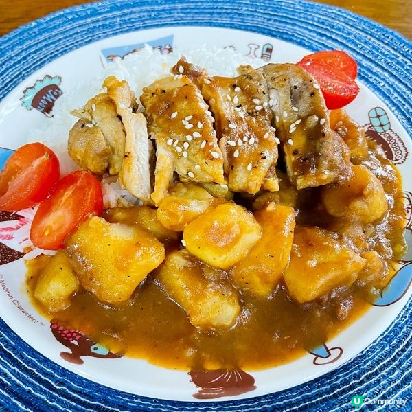 (簡易美味) 日式咖喱薯仔雞扒飯