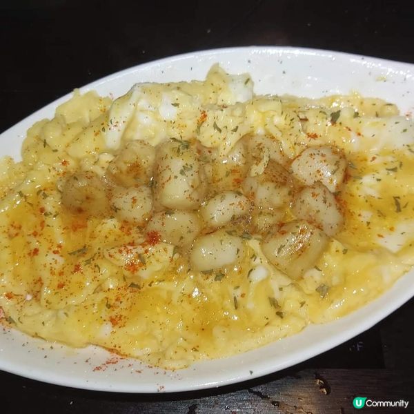 帶子炒滑蛋 stir fry scallops with e...