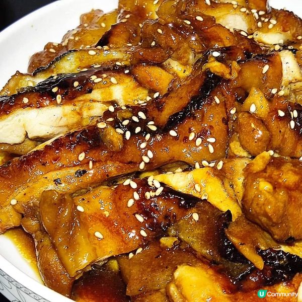 支竹燒汁雞扒 Teriyaki chicken with b...