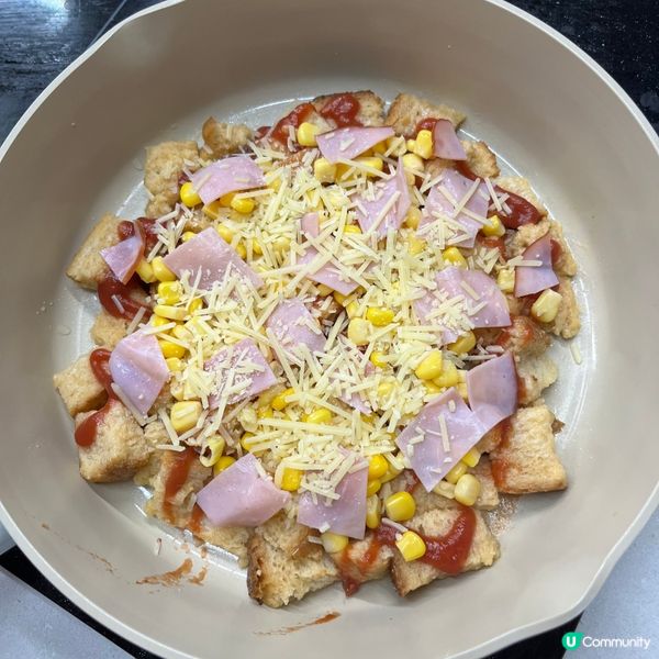 平底鍋麵包pizza