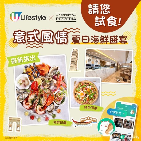 【請您試食😋！】Cafe Deco Pizzeria意式風情...