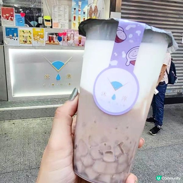 🧋人氣芋頭芋圓鮮奶💜